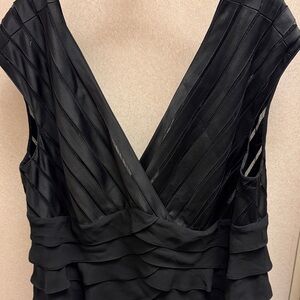 Adrianna Papell Black Sleeveless Dress